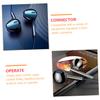 Angoily 2pcs Metal in-Ear Earbud Heavy Bass Wired Gaming Earphone for Music Videos and Gaming Compatible Devices Black view 3