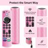 (2Pcs) OneBom Silicone Remote Case Glow in The Dark for Firetv 4K Max (2nd)/Insignia/Pioneer/Omni (QLED) Series with Lanyard, Lightweight Anti-Slip Shockproof(Glow Green&Glow Pink) view 3