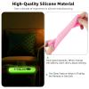 (2Pcs) OneBom Silicone Remote Case Glow in The Dark for Firetv 4K Max (2nd)/Insignia/Pioneer/Omni (QLED) Series with Lanyard, Lightweight Anti-Slip Shockproof(Glow Green&Glow Pink) view 4