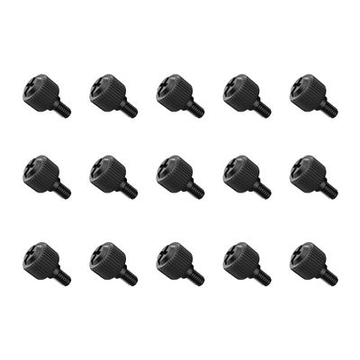 15PCS Black PC Case Thumb Screws, 6-32 Thread PC Computer Case Thumb Screws, for Computer PC Case Power Supply PCI Slots Hard Drives
