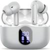 Btootos Wireless Earbuds Bluetooth 5.3 Headphones Bass Stereo Ear Buds with Noise Cancelling Mic LED Display in Ear Earphones IP7 Waterproof 36H Playtime for Laptop Pad Phones Sports Graphite Gray view 1