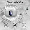 Btootos Wireless Earbuds Bluetooth 5.3 Headphones Bass Stereo Ear Buds with Noise Cancelling Mic LED Display in Ear Earphones IP7 Waterproof 36H Playtime for Laptop Pad Phones Sports Graphite Gray view 4