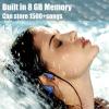 Bone Headphones Conduction Bluetooth 5.3 Open Ear Headphones Bone Conduction Earbuds Open Ear Bone Conduction Headphones With Mic Open-Ear Bluetooth Workout Waterproof Earphones For Sports black view 4