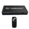 HD Switcher Box with Remote Control, 3 Port 4K HD2.0 Switcher for Gaming Consoles, DVD Player view 1