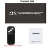 HD Switcher Box with Remote Control, 3 Port 4K HD2.0 Switcher for Gaming Consoles, DVD Player view 2