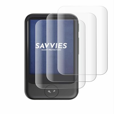 savvies 4x Full-Screen Protection Film compatible with Pocketalk S Full Cover Screen Protector 3D Curved [Edge to Edge, Scratch Proof, Ultra Clear]