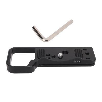 CFTGIW Dal-1 QR L Plate Bracket Vertical Camera Quick Release Plate 1/4inch 3/8inch for Silicone Protective Pad Aluminum L Bracket QR Plate for A7C, CFTGIWw9ghqost1i