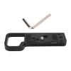 CFTGIW Dal-1 QR L Plate Bracket Vertical Camera Quick Release Plate 1/4inch 3/8inch for Silicone Protective Pad Aluminum L Bracket QR Plate for A7C, CFTGIWw9ghqost1i view 1