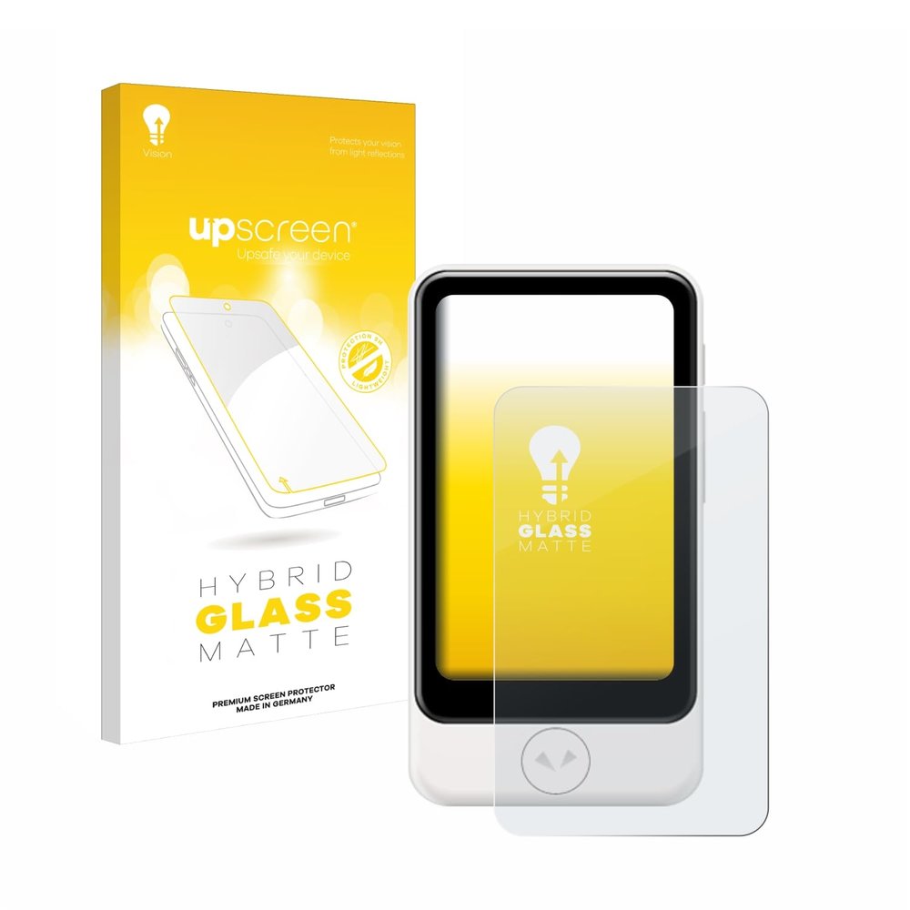 upscreen Matte Screen Protector Glass Film compatible with Pocketalk Plus - Anti-Glare, Anti-Fingerprint, 9H Glass Protection, 1-Pack