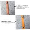 Angoily 10pcs Cable Cord Organizer Leather Buckle Wire Holder Clips for Desktop Electronics view 4