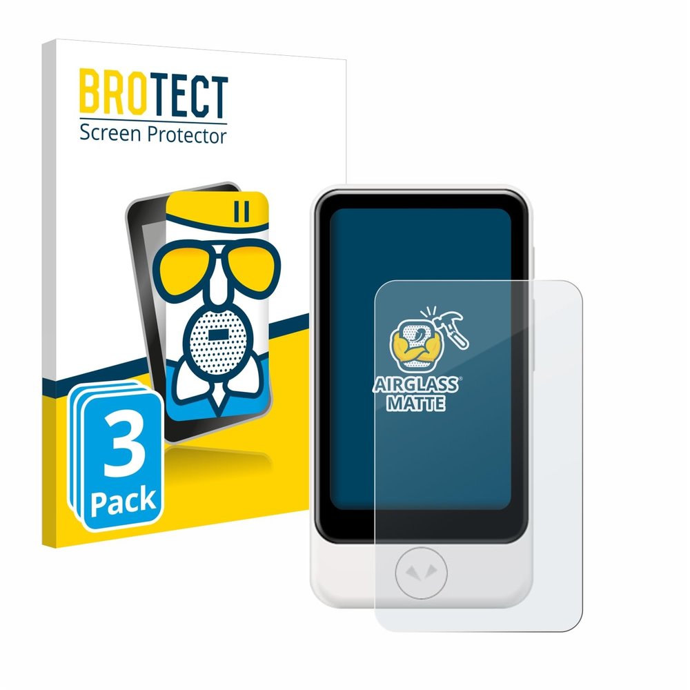 brotect Anti-Glare Glass Screen Protector Matte for Pocketalk Plus (3 Pack) - Anti-Scratch 9H Protection Film