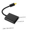 Gadpiparty 3pcs Optical Audio Cord Splitter Digital Optical Audio Cable Adapter Plated Terminal Non-Magnetic Shell view 3