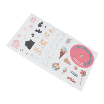 Miokycl Decoration Cute Cartoon DIY Stickers 5 Different Pattern Camera Stickers for Fuji Instax Mini 11 Camera (Dessert Animal Series), Miokyclwugeyhxsoc-11