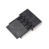 10-100Kts Molex 5.08mm Pitch Black 4Pin IDE Female One-Piece Nylon Shell Plug 4PIn Power Connector with Terminals (Size : 50Sets) view 3
