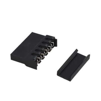 10Pcs Black IDE HDD Sata Power Male Female Connector with Copper Terminal Metal Pin Fit Compatible Hard Disk (Color : SATA with 180 Cap)