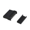 10Pcs Black IDE HDD Sata Power Male Female Connector with Copper Terminal Metal Pin Fit Compatible Hard Disk (Color : SATA with 180 Cap) view 1