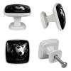 YTYVAGT Fluorescence Kitchen Cabinet Handles,Knobs for Cabinets and Drawers,Bathroom Cabinet Knobs,4-Pc,Football and Net view 4