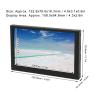 Sanpyl 5 Inch Portable Monitor, 800x480 LCD Display 60Hz 16:9 170 Degrees Full View Metal Housing Mini Second External Monitor for Laptop, External Computer Monitor view 2