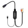 CHICHIYANG Plug and Play AV to HDMI Signal Converter, Portable AV to HDMI Adapter Cable view 1