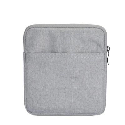 SOENS E-Book Reader Sleeve Pouch Suitable for Kobo Libra 2 N418 2021 H20 N873 2019 7inch Shock Proof Zipper Bag (Color : Light Grey)