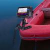 WINDFRD 1.5" Ball Kayak Fish Finder Mount with Transducer Mounting Arm, Marine Electronic Mount Plate with Low Profile Track, Compatible with RAM Mounts, Scotty, Lowrance, Garmin view 2