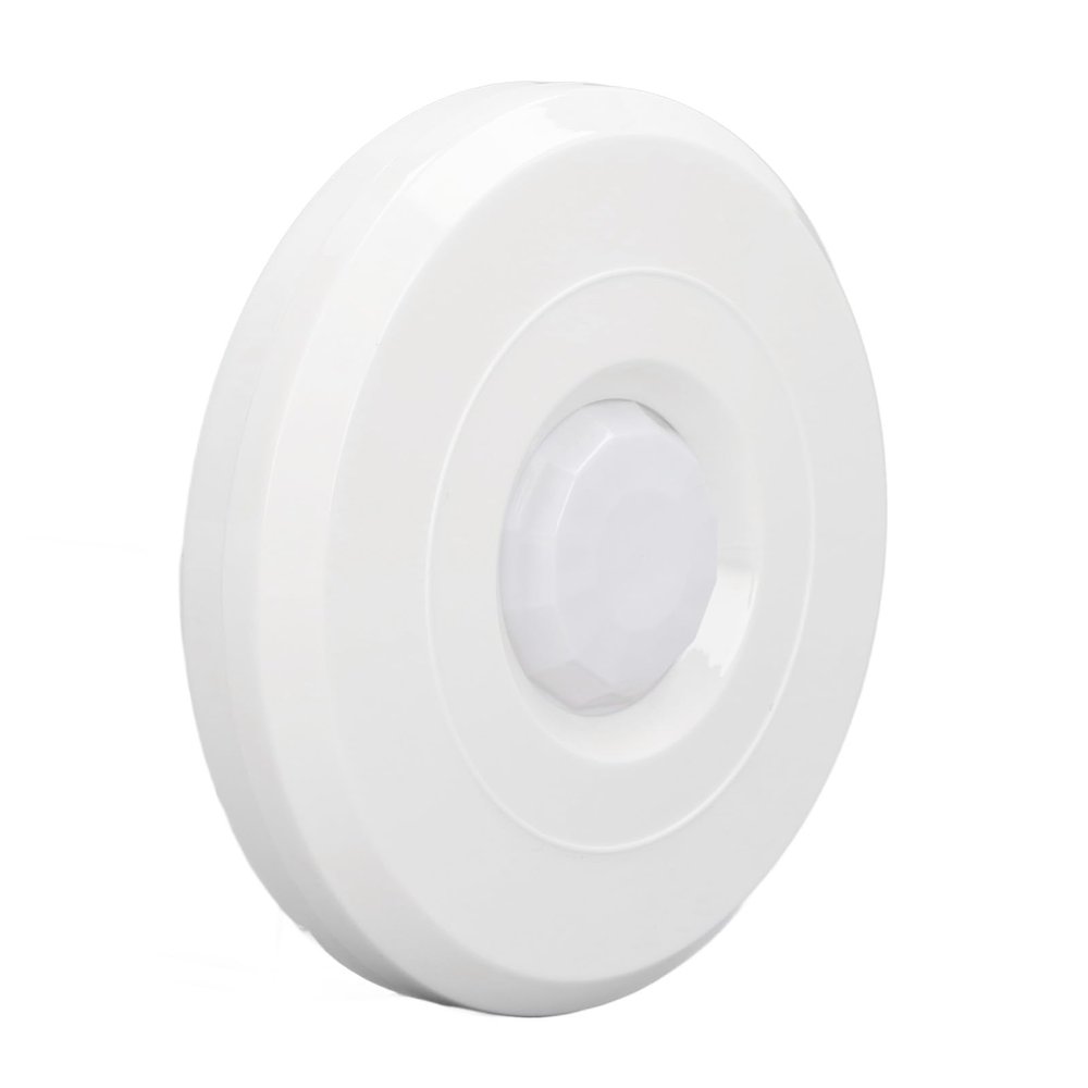 Indoor Motion Sensor, 12V Ceiling Mounted Infrared Motion Sensor, Wide Range, Multiple Alarm Modes, ABS Material for Neighborhood, Motion Detectors