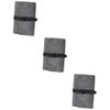 DOITOOL 3pcs Usb Cable Storage Bag Large Capacity Foldable Organizer Pouch for Digital Accessories Portable Charger Case Grey for Travel and Daily Use view 1