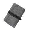 DOITOOL 3pcs Usb Cable Storage Bag Large Capacity Foldable Organizer Pouch for Digital Accessories Portable Charger Case Grey for Travel and Daily Use view 2