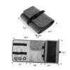 DOITOOL 3pcs Usb Cable Storage Bag Large Capacity Foldable Organizer Pouch for Digital Accessories Portable Charger Case Grey for Travel and Daily Use view 3