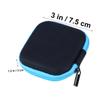 Angoily 2pcs USB Cable Pouch Earphone Case Compact Eva Headphones Storage Box Scratch-Resistant Lining view 4