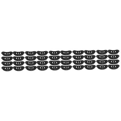 DOITOOL 40pcs Chin Pad for Hard Hats Chin Strap Accessories for Safety Helmets Easy to Install Sturdy Material for Comfort and Security
