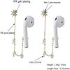 18k Gold Earrings for Airpod Anti Lost Earring Strap for Airpods Anti Lost Strap for Airpods Pro, Wireless Earhooks Earbuds Earphone Holder Connector, Compatible with Airpods 1 2 3 pro view 2