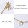 18k Gold Earrings for Airpod Anti Lost Earring Strap for Airpods Anti Lost Strap for Airpods Pro, Wireless Earhooks Earbuds Earphone Holder Connector, Compatible with Airpods 1 2 3 pro view 3