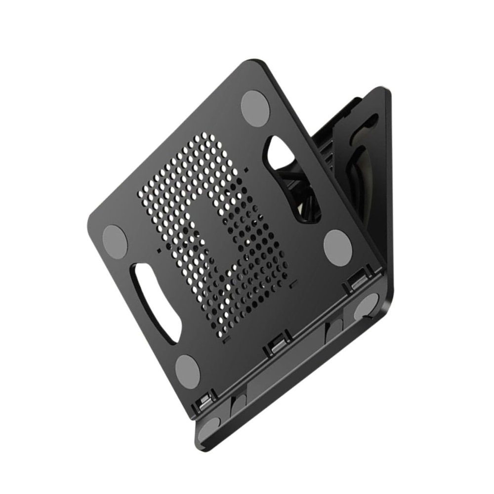Homoyoyo Folding Adjustable Laptop Rack Ergonomic Design for Desk Use Portable Notebook Stand Three Slots Easy to Store and Carry for Improved Posture and Ventilation