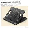 Homoyoyo Folding Adjustable Laptop Rack Ergonomic Design for Desk Use Portable Notebook Stand Three Slots Easy to Store and Carry for Improved Posture and Ventilation view 3