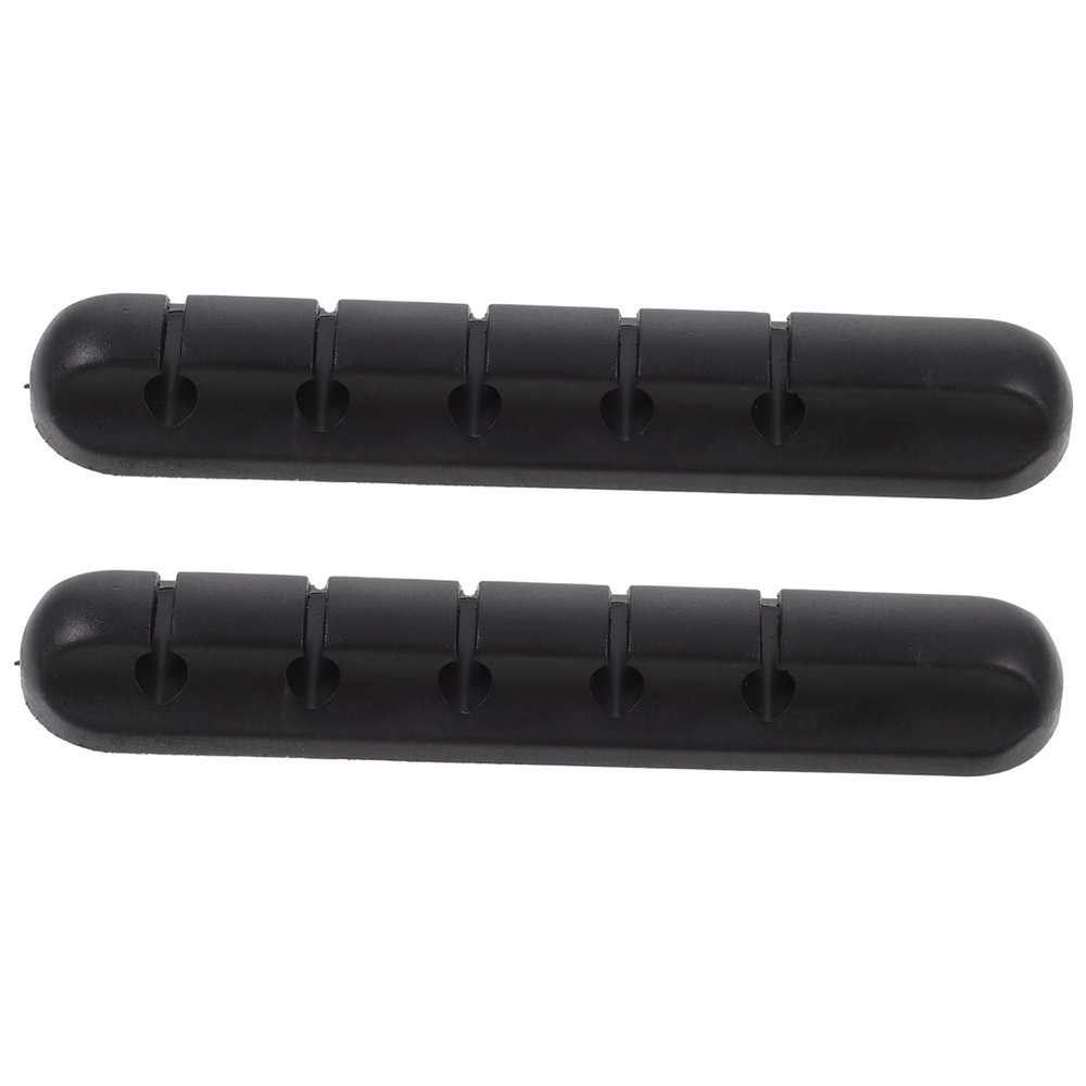 ARTIBETTER 2pcs Silicone Data Cable Organizer for Creative Car USB Cable Holder Versatile Cord Management for Efficient Desktop Organization
