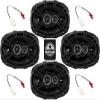 KICKER Speakers 6x9 inch for RAM 1500/2500/3500 2013-2023 Upgrade Kit - 4 Pack of DS Series with Harness, Car Audio Front and Rear Door Speaker DSC6930, 43DSC69304 view 1
