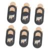 6pcs Cow Pattern Webcam Cover Ultra-Thin Privacy for Notebooks and Tablets -Peeping Camera Slide for Enhanced Security Compatible All Devices view 1