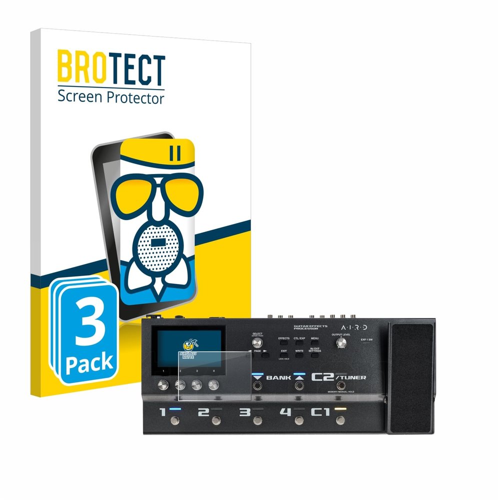 brotect Anti-Glare Glass Screen Protector Matte for Boss GX-100 (3 Pack) - Anti-Scratch 9H Protection Film