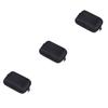 3pcs Mobile Power Headset Storage Case Pressure Electronics Organizer for Data Cables Charger and Earphones Black Shockproof Design Capacity for Travel and Everyday Use view 1