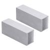 2Pcs Aluminum HeatHeatsink Kit for CPU Electronic Chip, Compact Sizes, High Efficiency Aluminum Material for PCB Ultrasonic Router (Without Adhesive) view 1