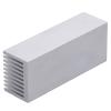 2Pcs Aluminum HeatHeatsink Kit for CPU Electronic Chip, Compact Sizes, High Efficiency Aluminum Material for PCB Ultrasonic Router (Without Adhesive) view 3