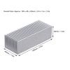 2Pcs Aluminum HeatHeatsink Kit for CPU Electronic Chip, Compact Sizes, High Efficiency Aluminum Material for PCB Ultrasonic Router (Without Adhesive) view 4