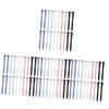 DOITOOL 4sets Cable Winders Cable Organizer Silicon Data Organizer Cord Ties Electronics Modern Design Wire 20pcs*4 view 1