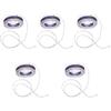 POPETPOP 5rolls Fishing Line Braid Fishing Rod Ring Guides Fish Tape Wire Threader Tool Monofilament Holder view 1