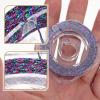 POPETPOP 5rolls Fishing Line Braid Fishing Rod Ring Guides Fish Tape Wire Threader Tool Monofilament Holder view 4