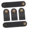 Hemobllo Leather Cord Wraps Cable Ties for Electrical Cords Cable Holder Clip for Home Office view 1