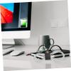 Hemobllo Leather Cord Wraps Cable Ties for Electrical Cords Cable Holder Clip for Home Office view 3
