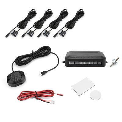 Car Parking Sensor Reversing Kit Bibi Level Three Heartbeat Tone, Accuracy of Centimeter Level, Probe Self Test Function for Avoiding Collisions
