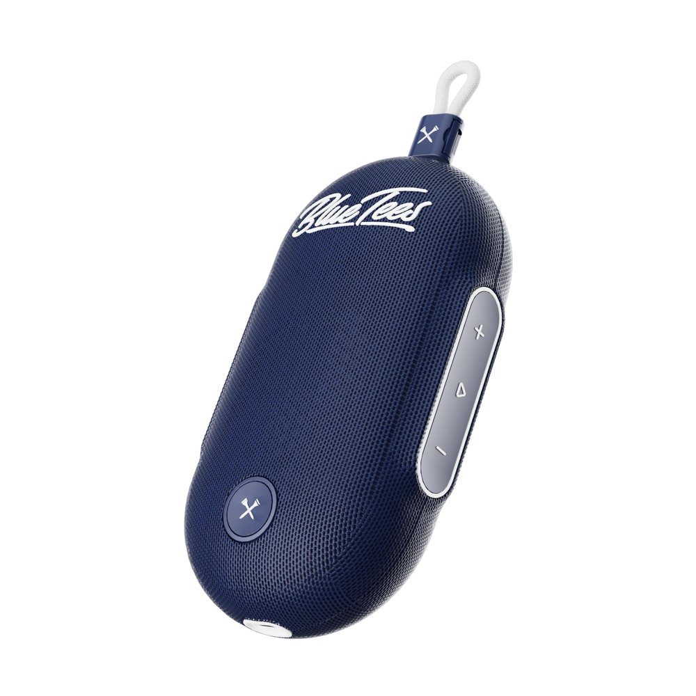 Blue Tees Golf Player Go - Golf GPS Speaker, Powered by AI, Compact GPS Speaker, Auto Course Recognition, Bluetooth Audio, 40,000+ Courses, IPX7 Waterproof, 16+ hr Battery, Built-in Magnetic Strip